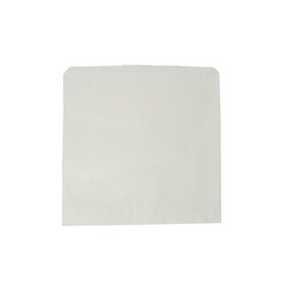 Papier Flachbeutel 25 x 25 cm weiß