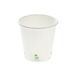 Kaffeebecher mit Bio Aufdruck 150 ml/6oz, Ø 80 mm